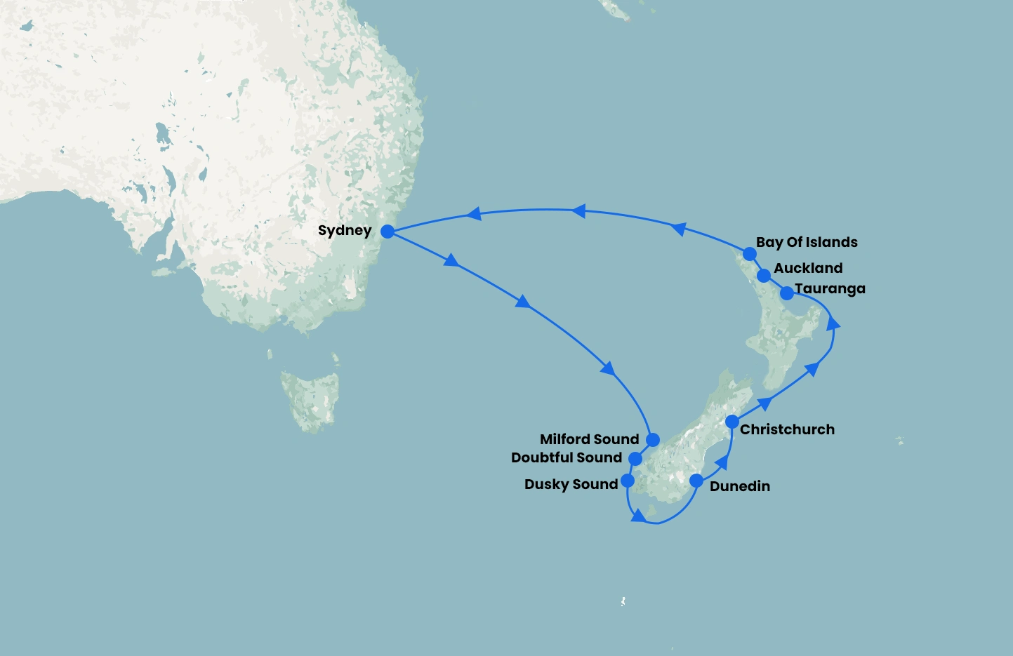 New Zealand Explorer from Sydney